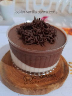 Foto resep Coklat vanilla panna cotta