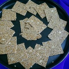A picture of White Til Chikki.
