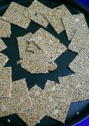A picture of White Til Chikki.