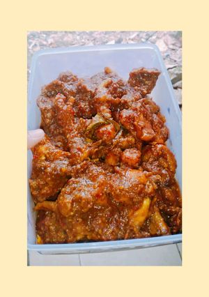 Foto resep Ayam bumbu sate by moms keen ❤️