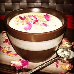 A picture of Gulkand Oats Kheer.
