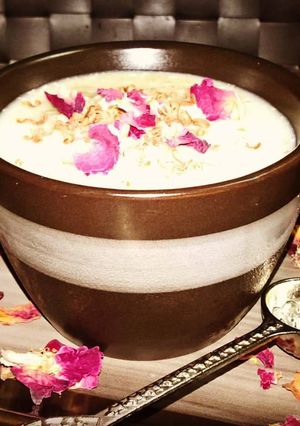 A picture of Gulkand Oats Kheer.
