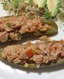 Chiles jalapeños rellenos de atún