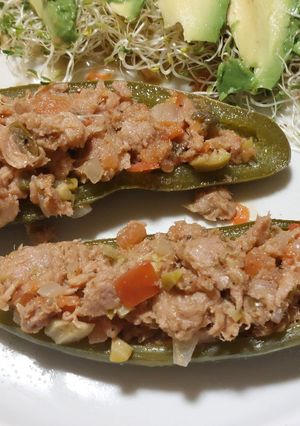 A picture of Tuna-Stuffed Jalapeño Peppers.