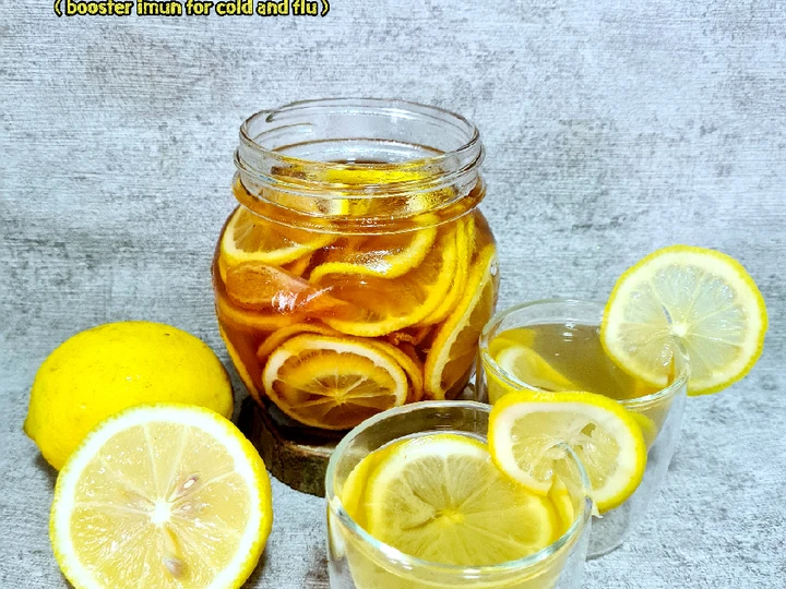 Langkah Mudah untuk Menyiapkan Resep Honey Lemon + ginger tea (wedang booster imun utk cold and flu) yang Sempurna Anti Ribet, Sempurna
