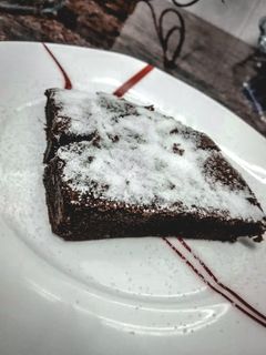 Una foto de Brownie de chocolate