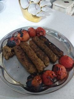 عکسی از دستور کباب کوبیده با گوجه