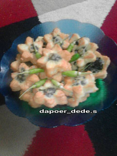 Foto resep Rolade Tahu Daun Singkong bentuk Bunga