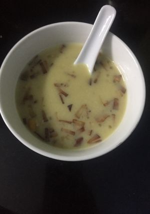A picture of Moong Dhall kheer.