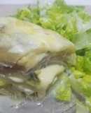 Lasagna de pencas de acelga