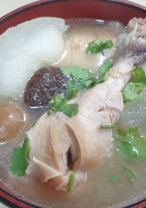 รูปของ ไก่ตุ๋นมะนาวดอง