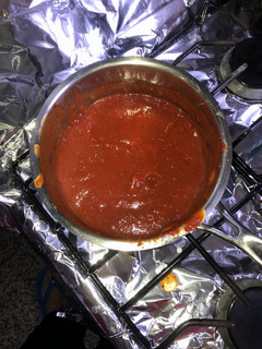 Una foto de Salsa para pizza