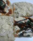 Pizza con polvo royal