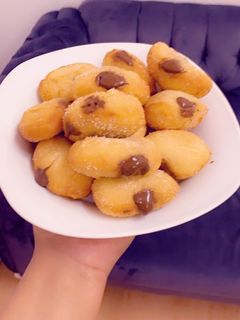 صورة لوصفة دونات البطاطس بالنوتيلا