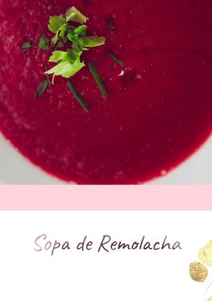 Foto principal de Sopa de Remolacha 😋😋😋