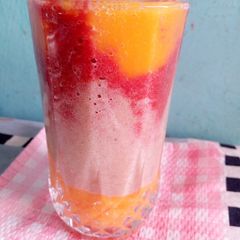 A picture of Fruit juice#team contest#team Easter special#drink.