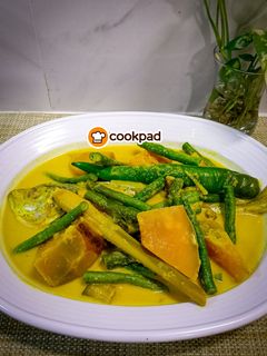 Gambar Masak lemak cili padi ikan selar dan labu kuning