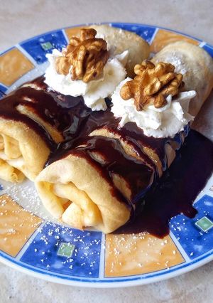Diós palacsinta recept fotója
