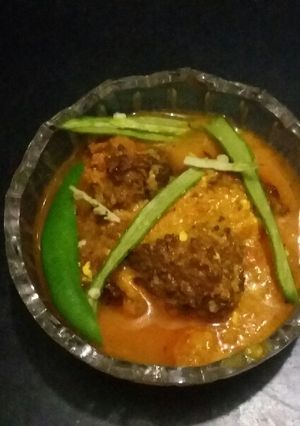 A picture of Lauki kofta.
