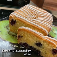 Amy’s Lemon & Blueberry Loaf Cake A picture of Amy’s Lemon & Blueberry Loaf Cake.