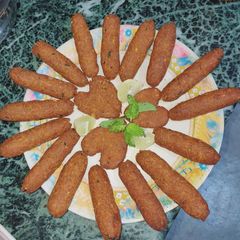 A picture of Crunchy soyabean kababs.