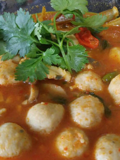 Foto resep Baso ikan kuah tom yam pedas