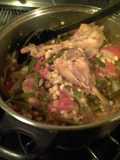 Rajas con pollo