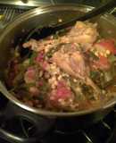 Rajas con pollo