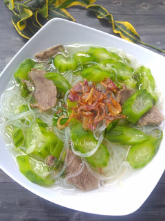 Foto resep Sup oyong bihun