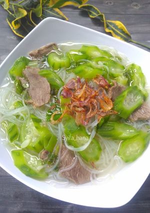 Foto resep Sup oyong bihun