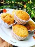 Banana muffins with almonds