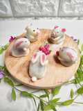 Bunny snow skin moon cake isi red bean paste