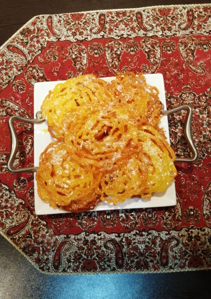عکسی از دستور زولبیای خیلی آسون خونگی