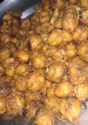 A picture of Chatpata chana fry(kabhuli chola).
