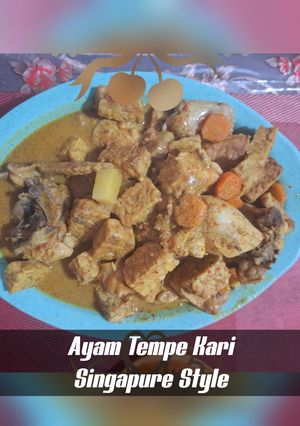 Foto resep Ayam Tempe Curry Singapure Style
