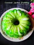 Coconut Melon Pudding