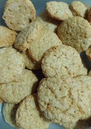 Una foto de Galletitas de limón sin tacc "3 por 3" 🍋💚😋ricas y fáciles de preparar