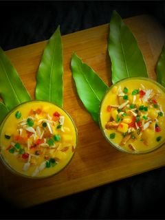 ম্যাঙ্গো কাস্টার্ড (Mango custard recipe in bengali) রেসিপির প্রধান ছবি