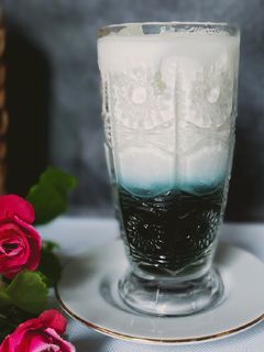 Foto resep Es Teh Bunga Telang + Susu