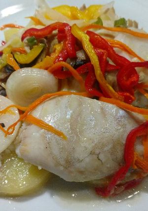Una foto de Filette de merluza al horno
