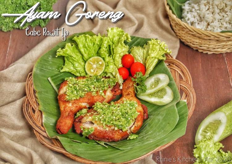 Resep Ayam goreng cabe rawit ijo yang Bikin Ngiler