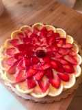 Crostata con lemon curd e fragole