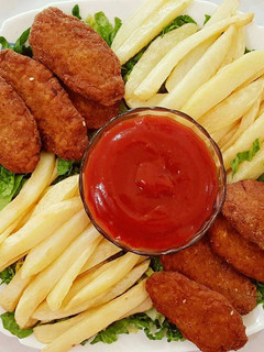 صورة لوصفة كفتة مقلية او ناغيتس طعم روووعة 😋