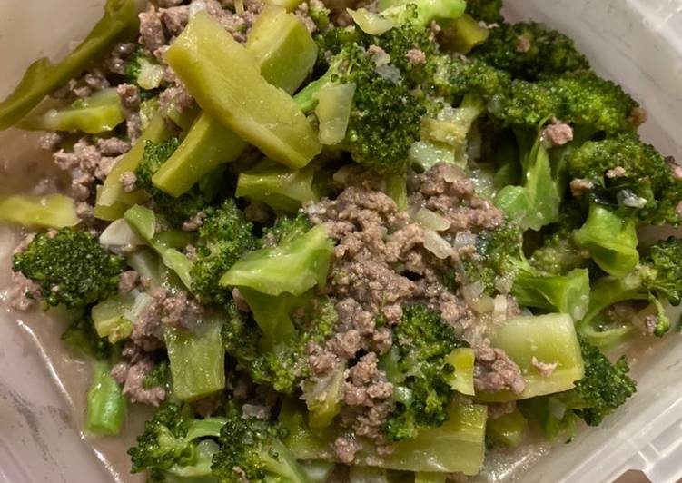 Resep Tumis Brokoli Daging Sapi Giling 🥦🐮 yang Enak Banget