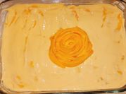 Una foto de postre carlota
