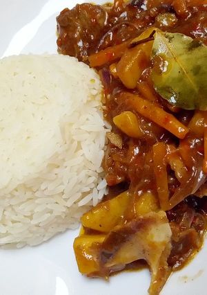 A picture of Corn flour stew.