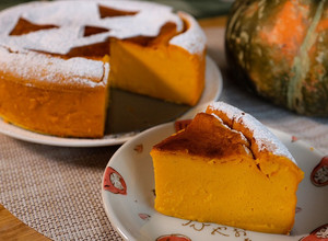 萬聖節🎃南瓜起司蛋糕 的食譜成品照片