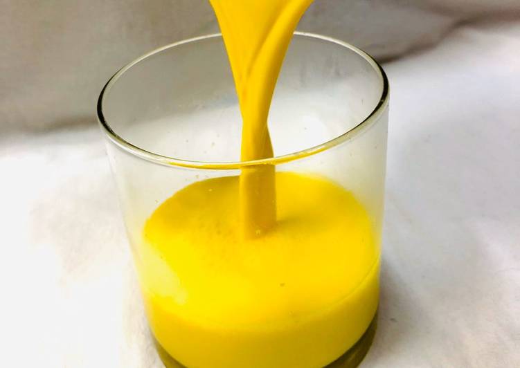 Steps to Prepare Homemade Yellow milk