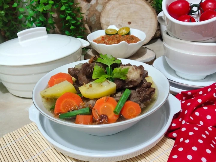 Cara Mudah Menyiapkan Resep Sop Buntut Sapi Anti Ribet, Menggugah Selera