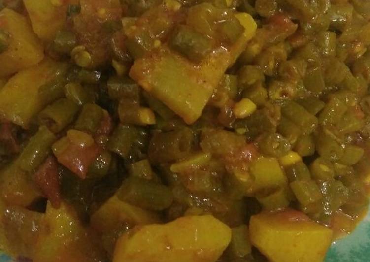 Recipe of Award-winning Beans aloo ki sabji